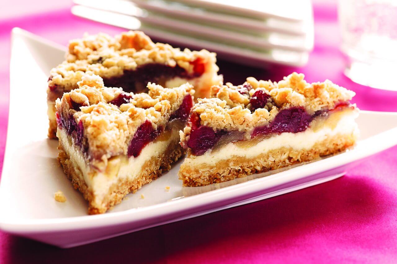 Cran-Apple Walnut Bars Recipe