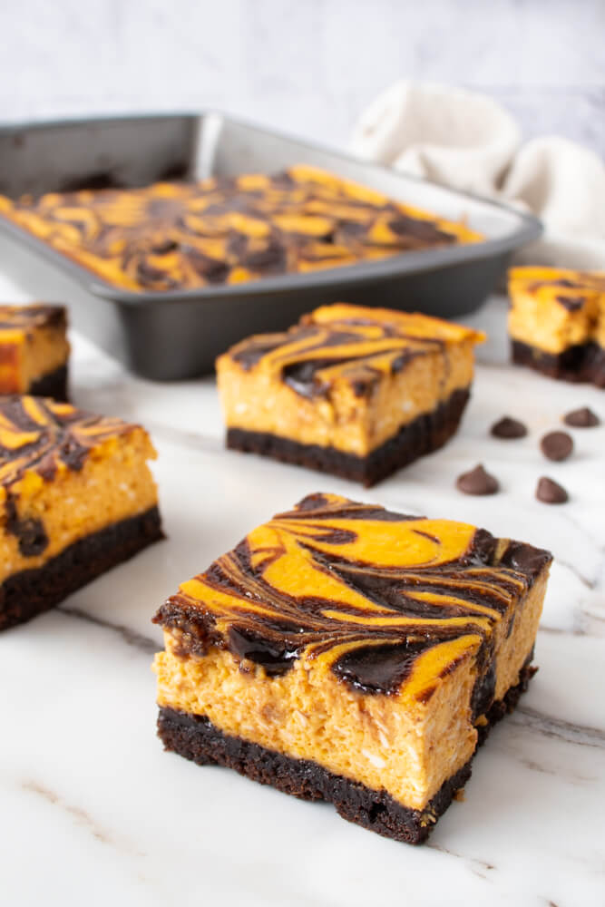 Pumpkin Spice Cheesecake Brownies Recipe